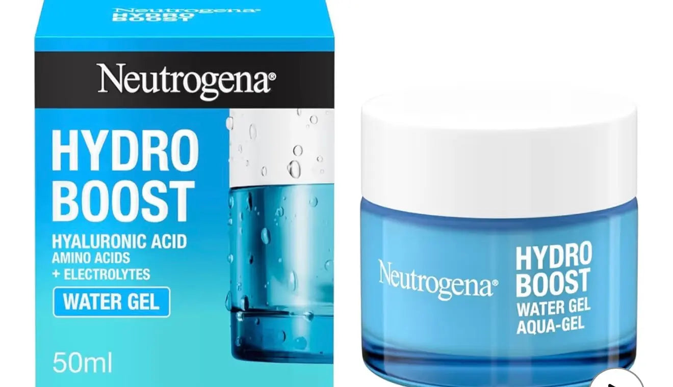 Neutrogena Hydro Boost Water Gel (1x 50ml), Oil-Free Face Cream with Hyaluronic Acid, Amino Acids and Electrolytes, Lightweight Face Care with 72 Hour Hydration, For Acne-Prone and Sensitive Skin Littlegiftscompany