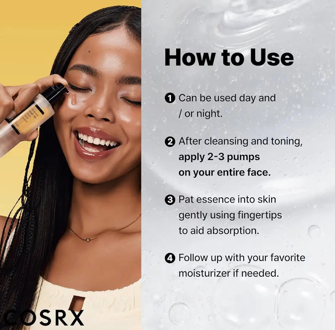 COSRX Advanced Snail 96 Mucin Power Essence 100ml | Snail Secretion Filtrate 96% | Skin Repair Serum | CPNP Registered, Korean Skin Care, Cruelty Free, Paraben Free, Alcohol Free Littlegiftscompany