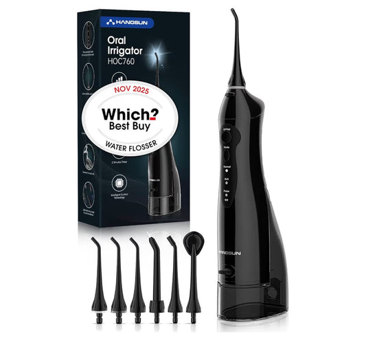Hangsun Water Flosser for Teeth Cordless Oral Irrigator Dental Water Jet Electric Tooth Flosser with 6 Jet Tips 300ML Water Tank
USB Rechargeable for Travel and Home Use (Black) Littlegiftscompany